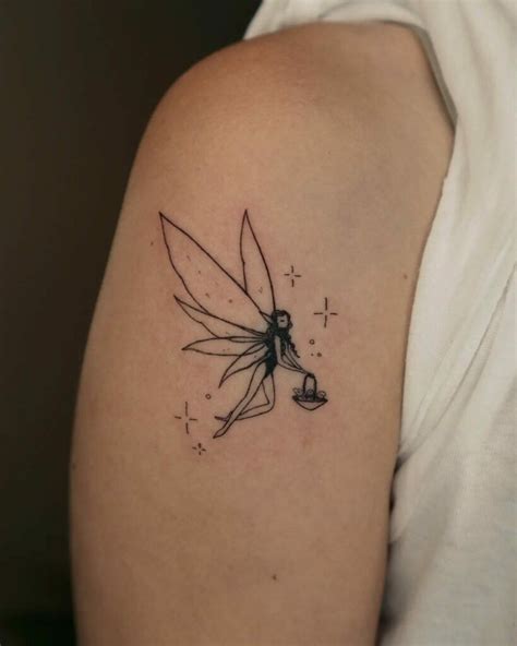 small fairy tattoo